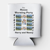 引っ越し祝いパーティーカスタムパーティー11フォトコラージュ 缶クーラー (正面)