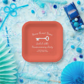 引っ越し祝いパーティーカスタムBBQパーティー用紙プレート  ペーパープレート (パーティー)