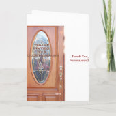 引っ越し祝いパーティーカード サンキューカード (裏面)