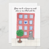 引っ越し祝いパーティーカード「ホームは地球上の天国になり得る」 シーズンカード (正面/裏面)