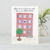 引っ越し祝いパーティーカード「ホームは地球上の天国になり得る」 シーズンカード (スタンド正面)