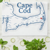 引っ越し祝いパーティーギフトfor a new home in Harwich MA キッチンタオル (折り畳み)