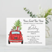 引っ越し祝いパーティークリスマスホリデーニューホームバッシュ 招待状 (スタンド正面)