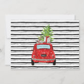 引っ越し祝いパーティークリスマスホリデーニューホームバッシュ 招待状 (裏面)