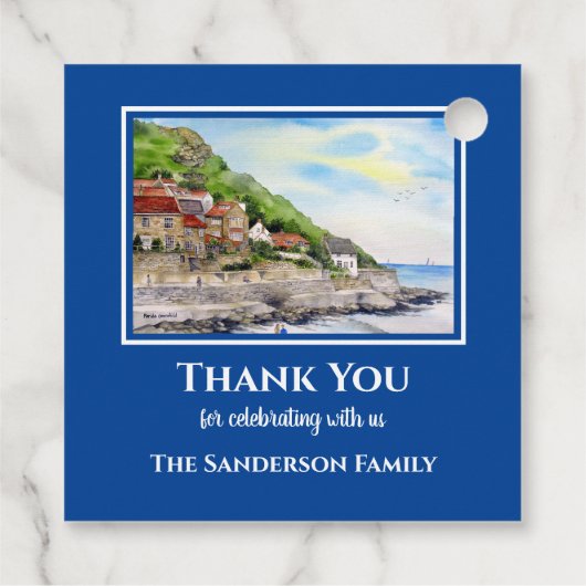 引っ越し祝いパーティーサマーinランズウィックベイイングランド フェイバータグ (裏面)