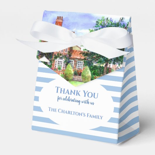 引っ越し祝いパーティーザマナーハウスヨークイングランドストライプホテル フェイバーボックス (正面サイド)