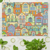 引っ越し祝いパーティーニューハウスホームティータオル キッチンタオル (折り畳み)