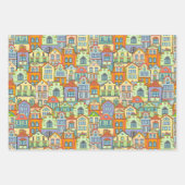 引っ越し祝いパーティーニューハウスホームパーティー ラッピングペーパーシート (正面)