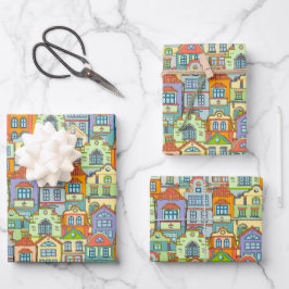 引っ越し祝いパーティーニューハウスホームパーティー ラッピングペーパーシート