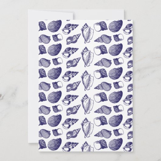 引っ越し祝いパーティーニューホームハウスシェルズ海ビーチ 招待状 (裏面)