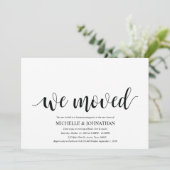 引っ越し祝いパーティーパーティの招待状カード 招待状 (スタンド正面)