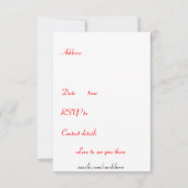 引っ越し祝いパーティーパーティの招待状ズハウスはスカーフに収められている。 招待状 (裏面)