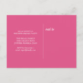 引っ越し祝いパーティーパーティの招待状ポストカードクリスマス ポストカード (裏面)