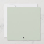 引っ越し祝いパーティーパーティの招待状水彩サボテン 招待状 (裏面)