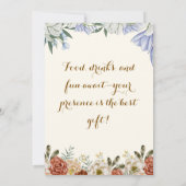 引っ越し祝いパーティーパーティの招待状 招待状 (裏面)