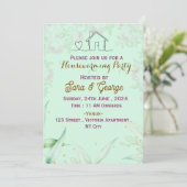 引っ越し祝いパーティーパーティの招待状 招待状 (スタンド正面)