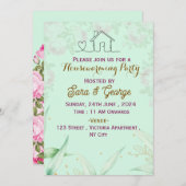 引っ越し祝いパーティーパーティの招待状 招待状 (正面/裏面)