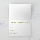 引っ越し祝いパーティーパーティの招待状 招待状 (内部)