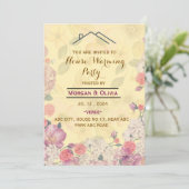 引っ越し祝いパーティーパーティの招待状 招待状 (スタンド正面)