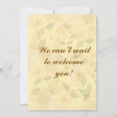 引っ越し祝いパーティーパーティの招待状 招待状 (裏面)