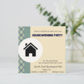 引っ越し祝いパーティーパーティの招待状 招待状 (スタンド正面)