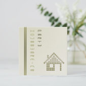 引っ越し祝いパーティーパーティの招待状 招待状 (スタンド正面)