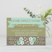 引っ越し祝いパーティーパーティの招待状 招待状 (スタンド正面)