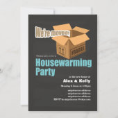 引っ越し祝いパーティーパーティの招待状 招待状 (正面)