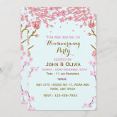 引っ越し祝いパーティーパーティの招待状 招待状 (正面/裏面)