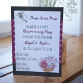 引っ越し祝いパーティーパーティの招待状 招待状