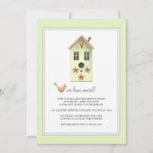 引っ越し祝いパーティーパーティの招待状 招待状 (正面)