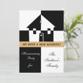 引っ越し祝いパーティーパーティの招待状 招待状 (スタンド正面)