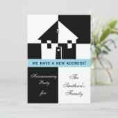 引っ越し祝いパーティーパーティの招待状 招待状 (スタンド正面)