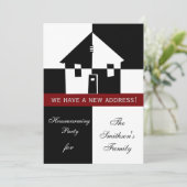 引っ越し祝いパーティーパーティの招待状 招待状 (スタンド正面)