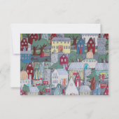 引っ越し祝いパーティーパーティの招待状|近隣 招待状 (裏面)