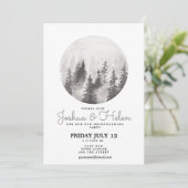 引っ越し祝いパーティーパーティーの新しい家の山々 招待状 (スタンド正面)