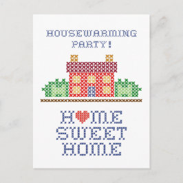 引っ越し祝いパーティーパーティーはがき インビテーションポストカード