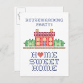 引っ越し祝いパーティーパーティーはがき インビテーションポストカード (正面/裏面)