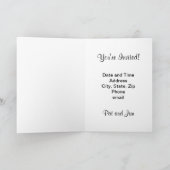 引っ越し祝いパーティーパーティーカード 招待状 (内部)