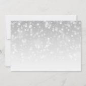 引っ越し祝いパーティーパーティーシルバースパークルライト 招待状 (裏面)