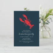 引っ越し祝いパーティーパーティーシーフードクロウフィッシュ 招待状 (スタンド正面)