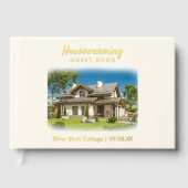引っ越し祝いパーティーパーティーニューホームウェルカムビジター ゲストブック (正面)