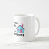 引っ越し祝いパーティーパーティーニューホームニューハピネス コーヒーマグカップ (正面右)