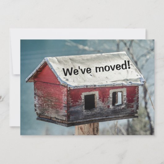 引っ越し祝いパーティーパーティーニューホーム 招待状 (正面)