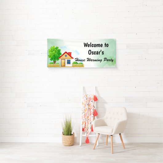 引っ越し祝いパーティーパーティーバナー 横断幕 (インサイチュ)