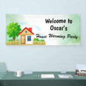 引っ越し祝いパーティーパーティーバナー 横断幕 (トレードショー)