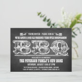 引っ越し祝いパーティーパーティーバーベク招待状 招待状 (スタンド正面)