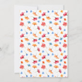 引っ越し祝いパーティーパーティー興奮 招待状 (裏面)