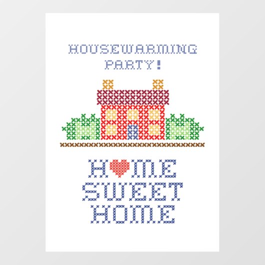 引っ越し祝いパーティーパーティー ウィンドウサイン (シート)