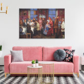 引っ越し祝いパーティーパーティー キャンバスプリント (インサイチュ (リビング))